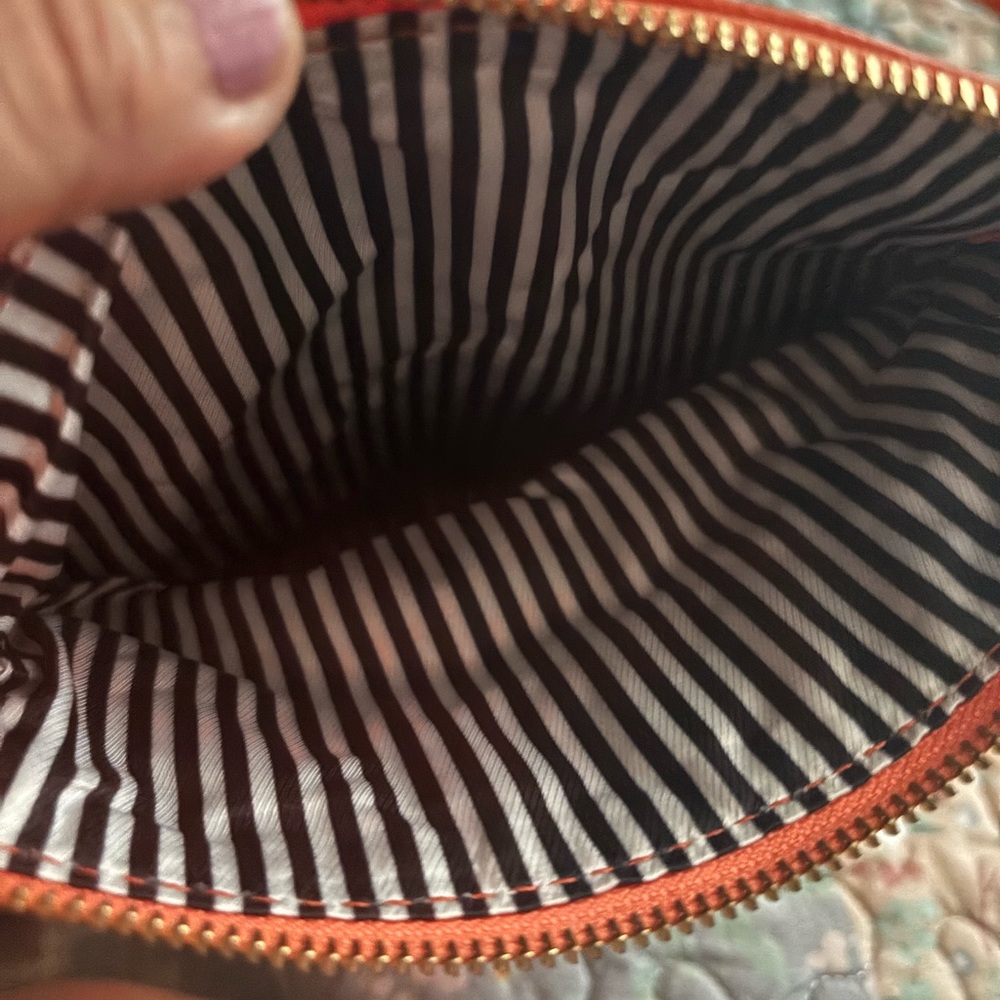 Kate Spade Orange Crossbody Bag with Fold-Over Flap - Picture 4 of 8